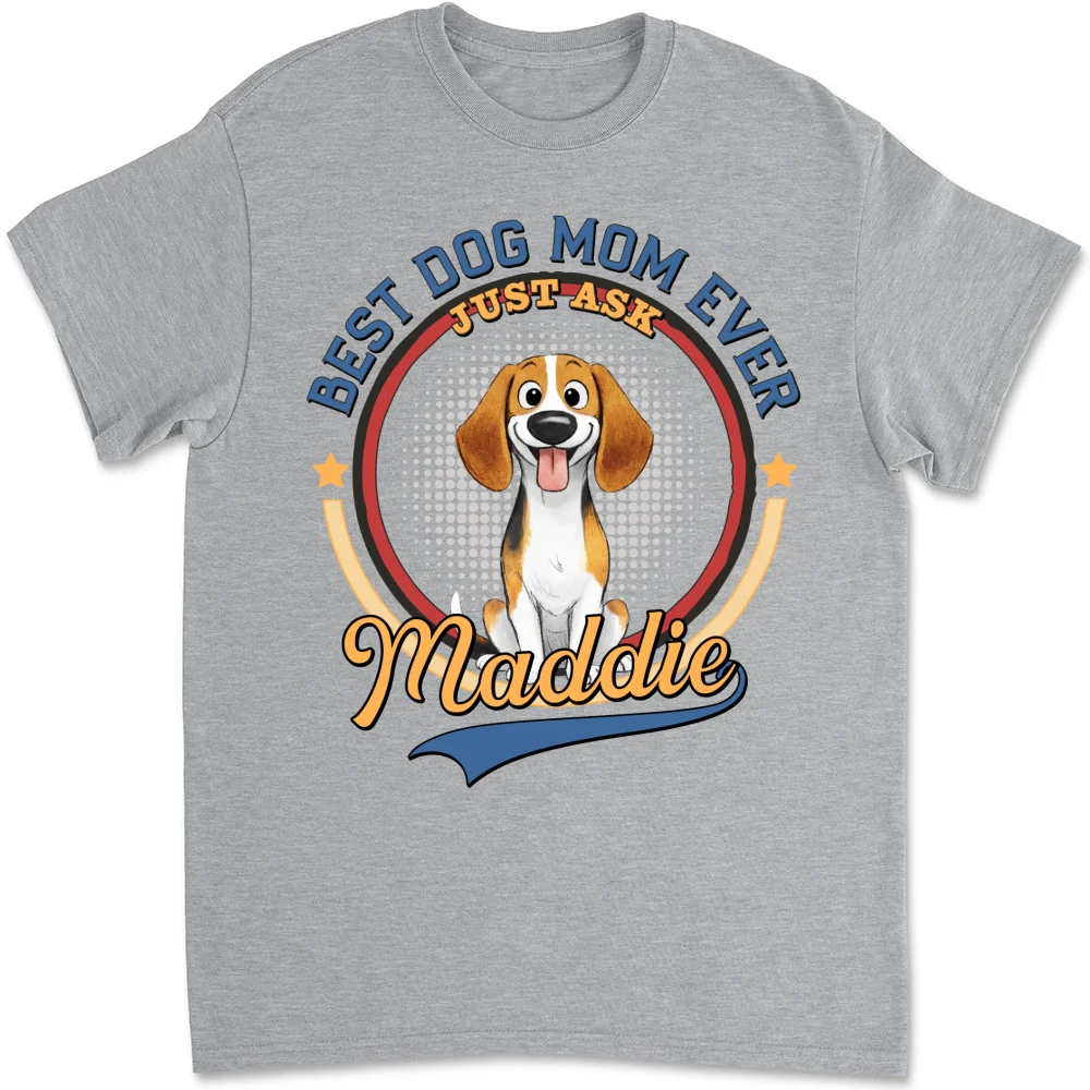 Joy Lives With My Dogs - Personalized Custom Shirt - Image 8
