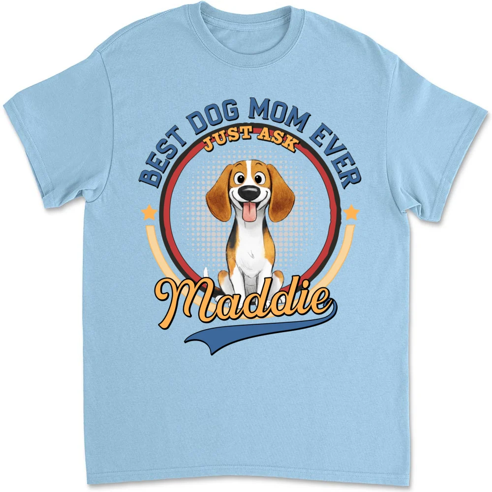 Joy Lives With My Dogs - Personalized Custom Shirt - Image 9