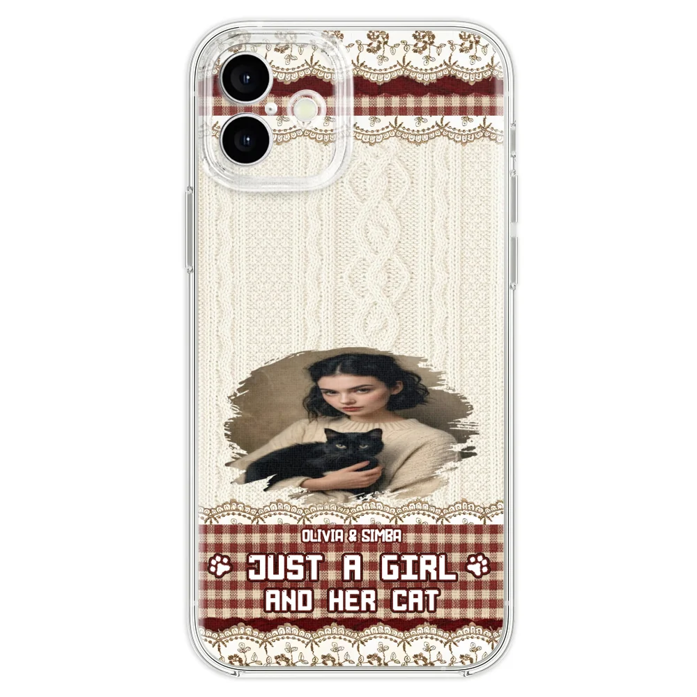 Just A Cat Girl photo - Personalized Custom Phone Case - Image 24