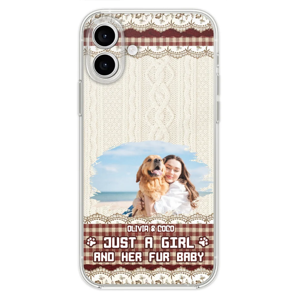 Just A Girl And Her Babies Photo - Personalized Custom Phone Case - Image 23