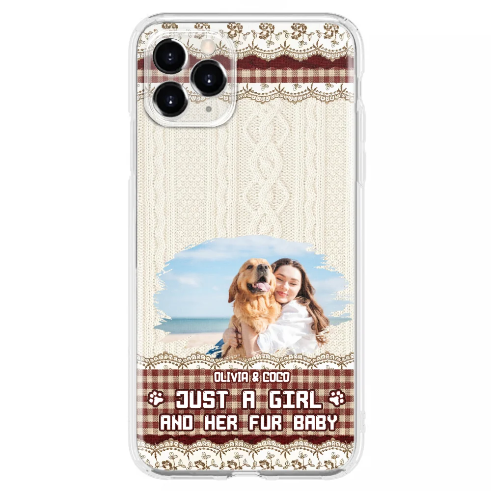 Just A Girl And Her Babies Photo - Personalized Custom Phone Case - Image 7
