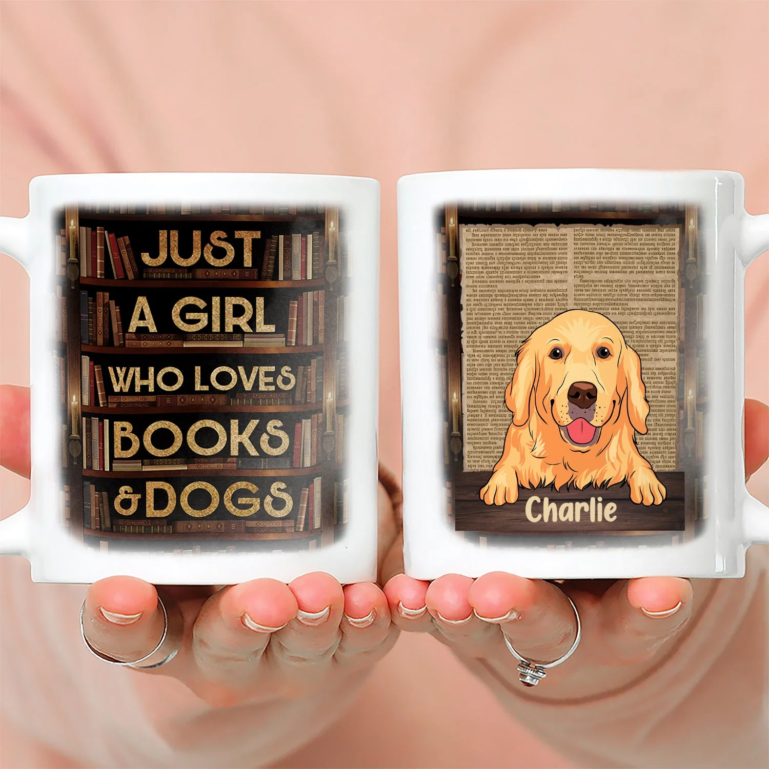 Just A Girl - Personalized Custom Coffee Mug