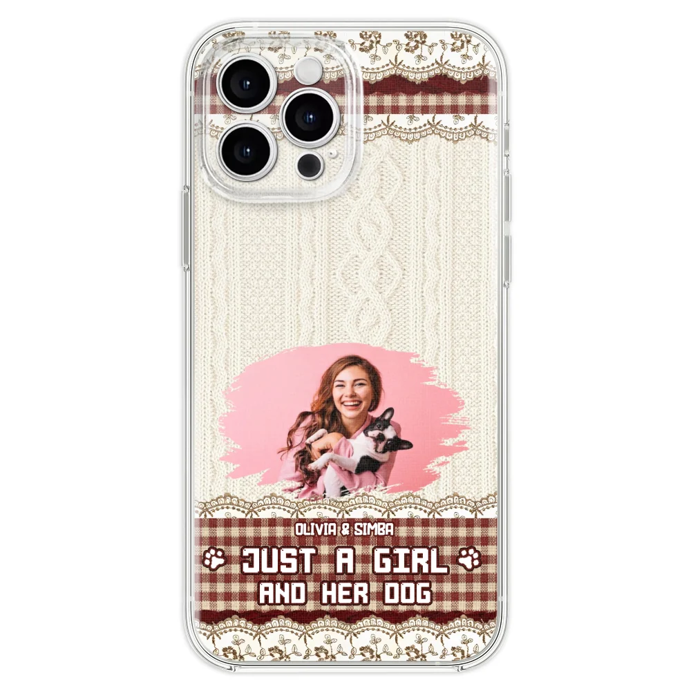 Just A Girl Photo - Personalized Custom Phone Case - Image 18