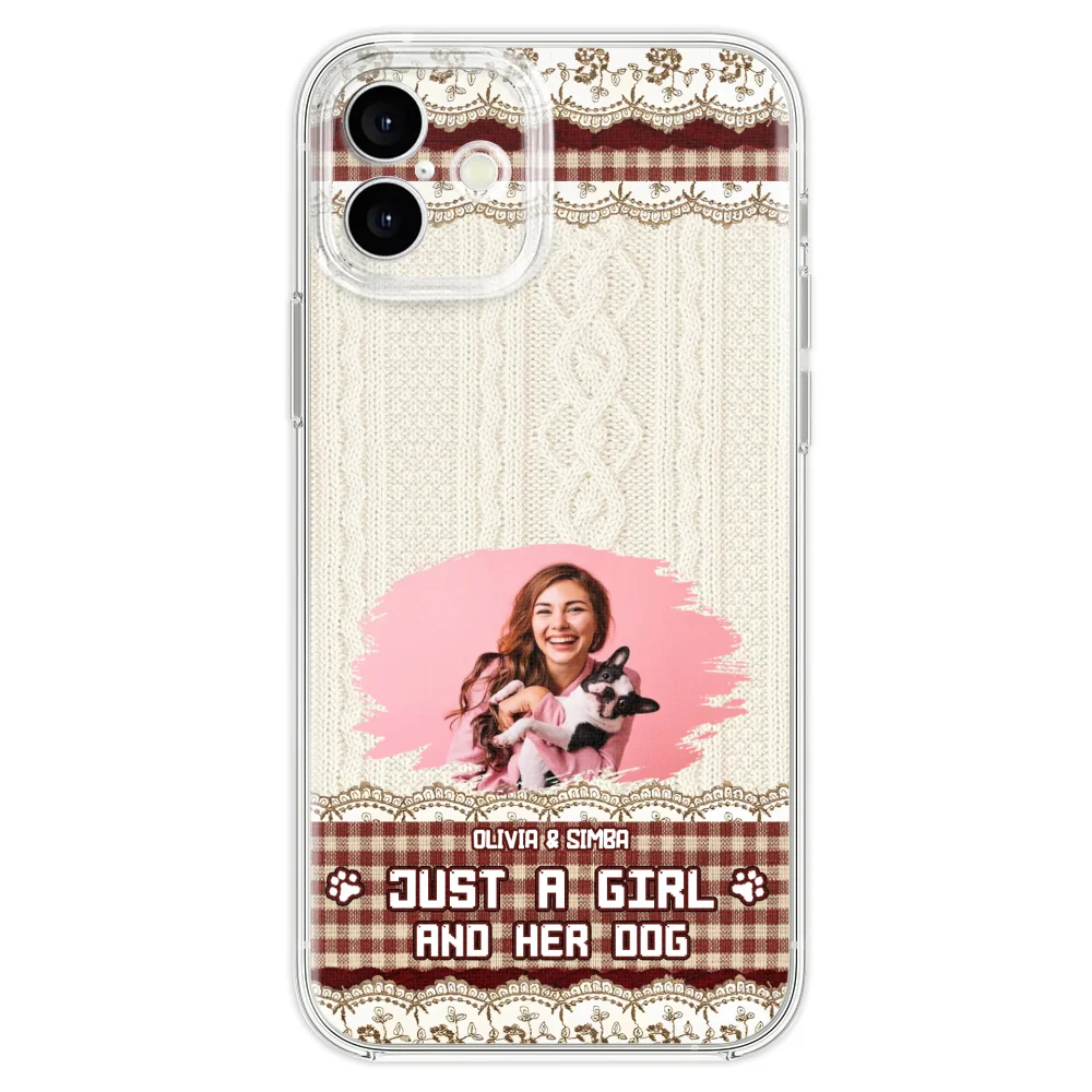 Just A Girl Photo - Personalized Custom Phone Case - Image 24