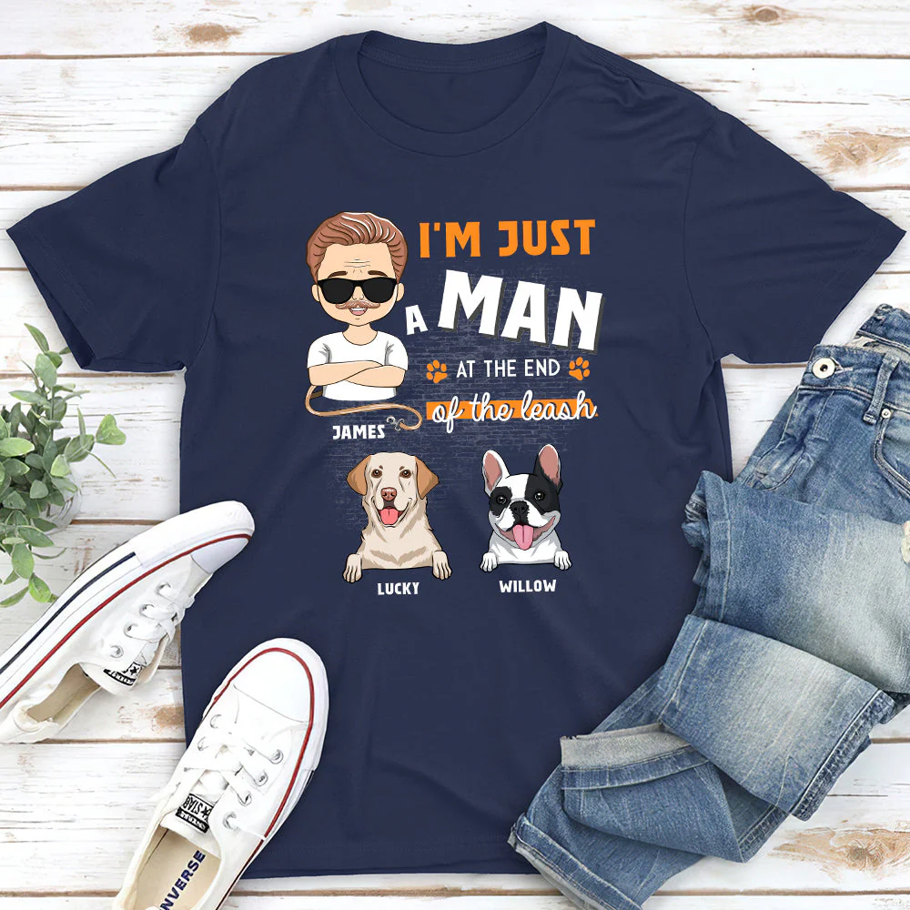 Just A Man - Personalized Custom Premium T-shirt - Image 2