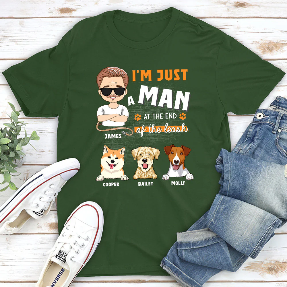 Just A Man - Personalized Custom Premium T-shirt - Image 3