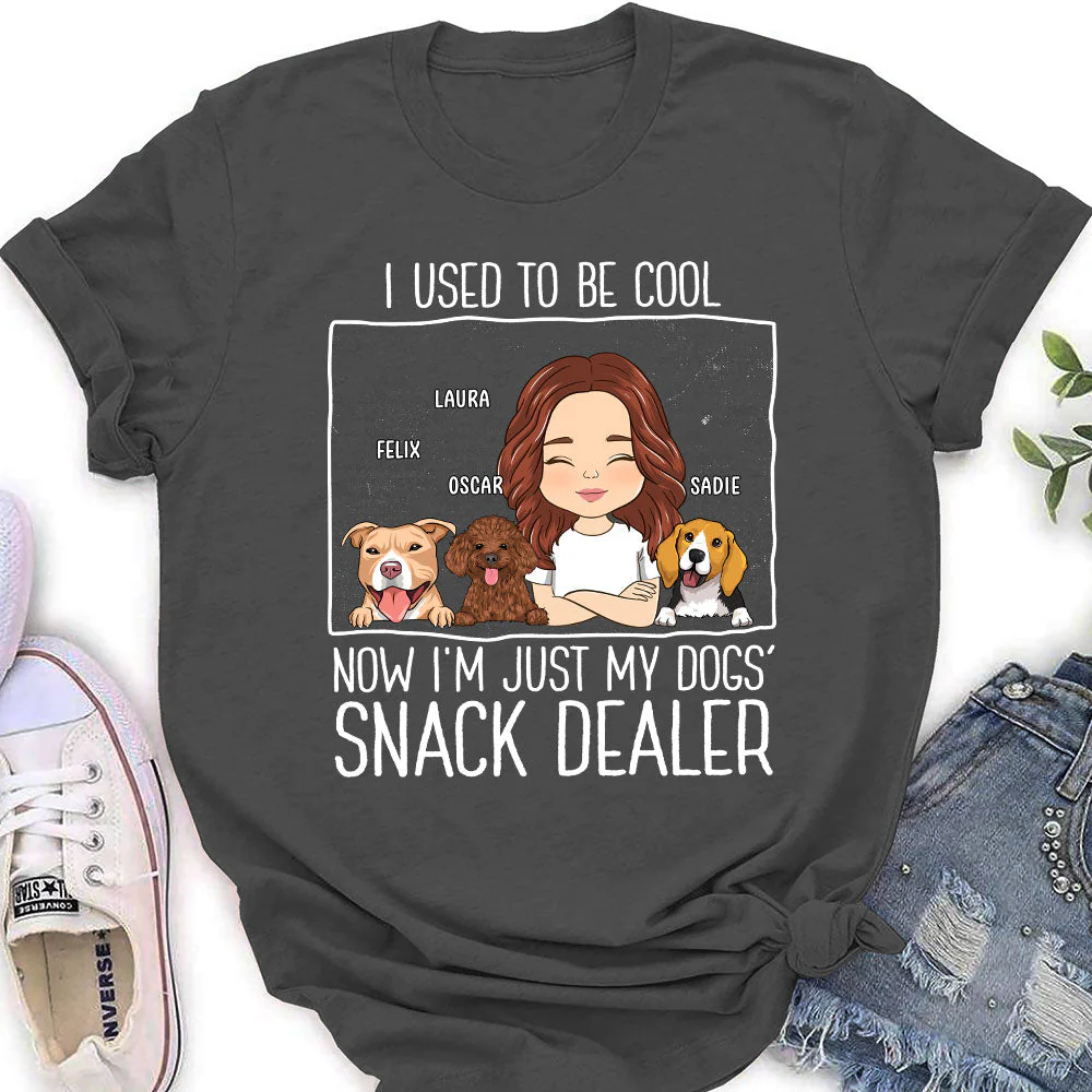 Just A Snack Dealer 2 - Personalized Custom Women's T-shirt - Image 4