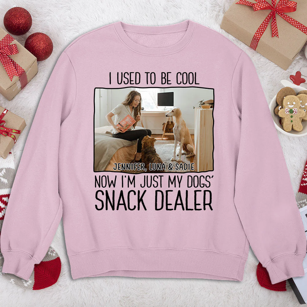 Just A Snack Dealer Photo - Personalized Custom Sweatshirt - Image 3