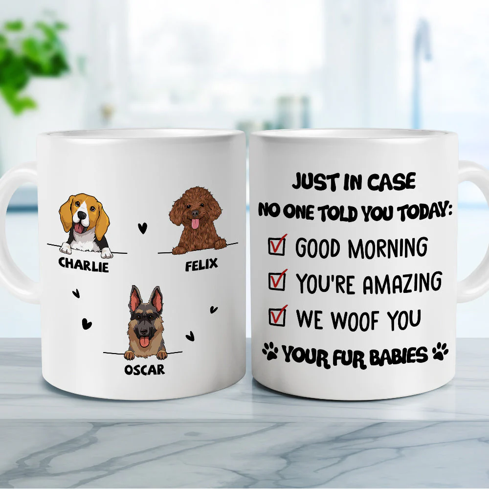 Just In Case - Personalized Custom Coffee Mug - Image 3