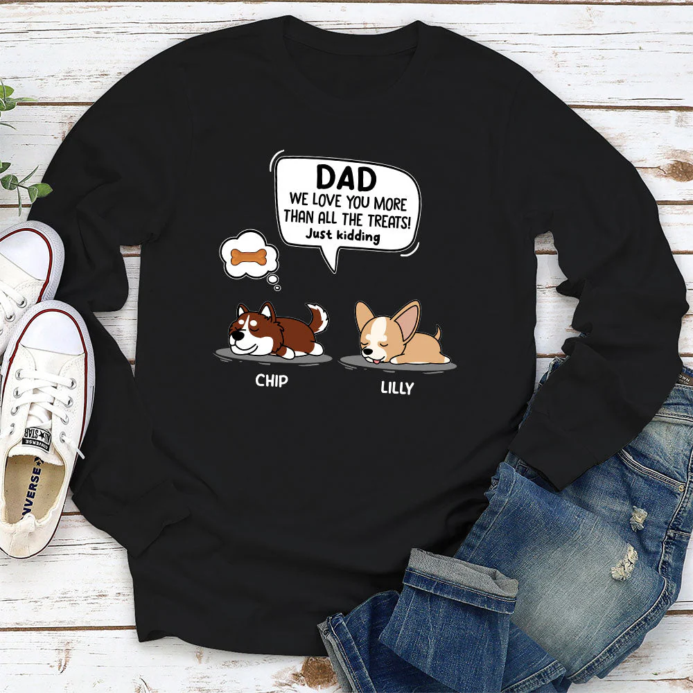 Just Kidding 2 - Personalized Custom Long Sleeve T-shirt - Image 4