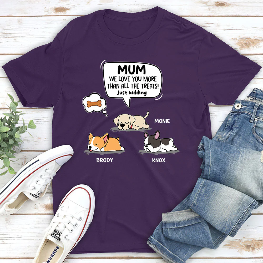 Just Kidding 2 - Personalized Custom Unisex T-shirt - Image 3