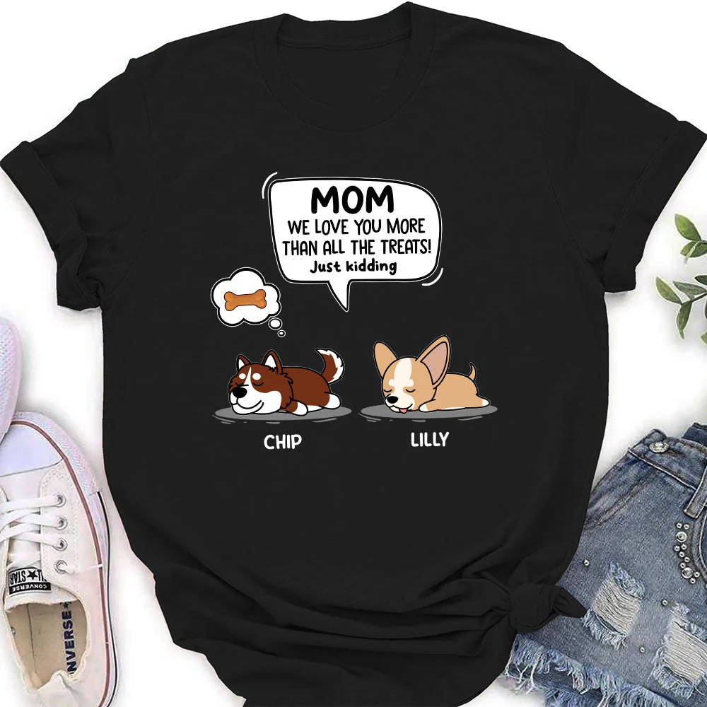 Just Kidding 2 - Personalized Custom Women's T-shirt - Image 2