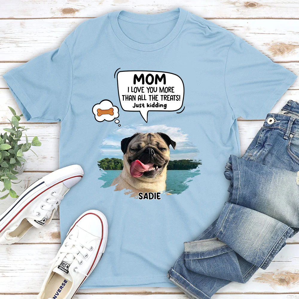 Just Kidding - Personalized Custom Premium T-shirt - Image 4