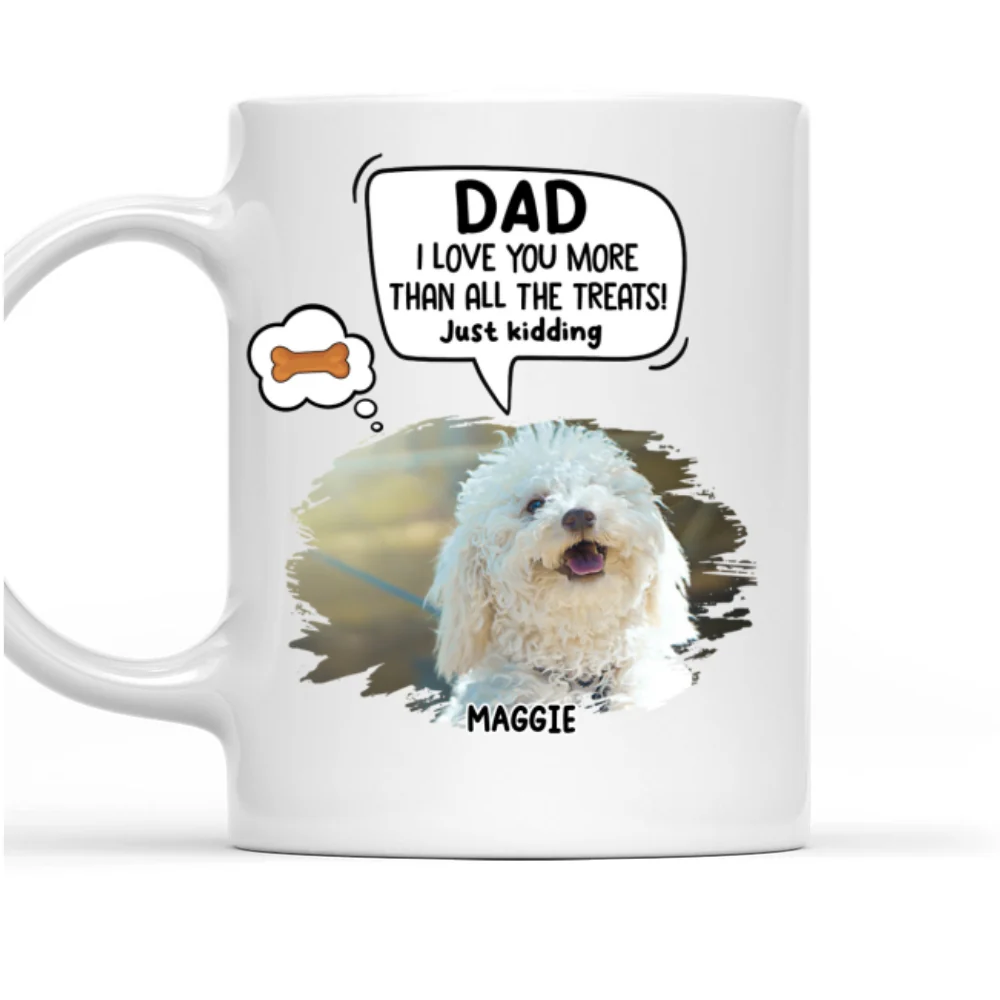 Just Kidding Photo - Personalized Custom Coffee Mug