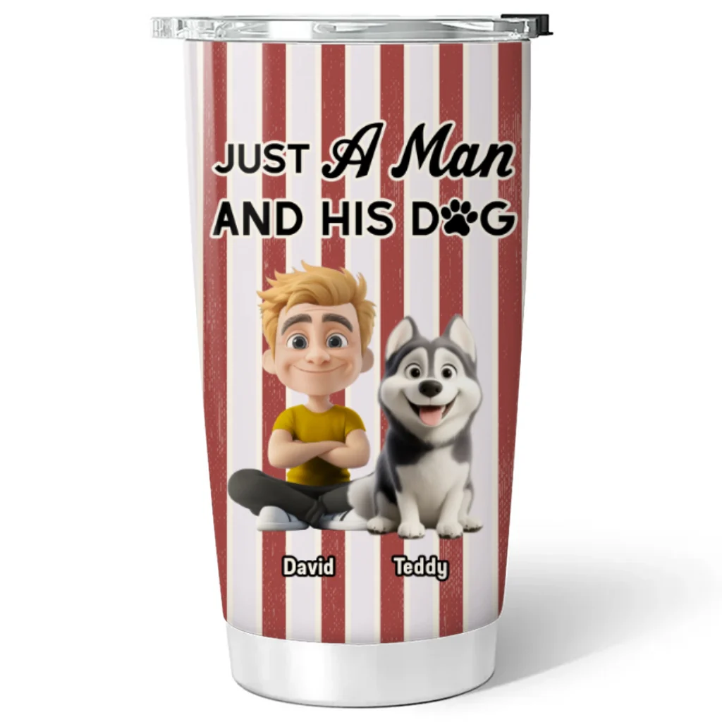 Just You And Me - Personalized Custom Tumbler - Image 5