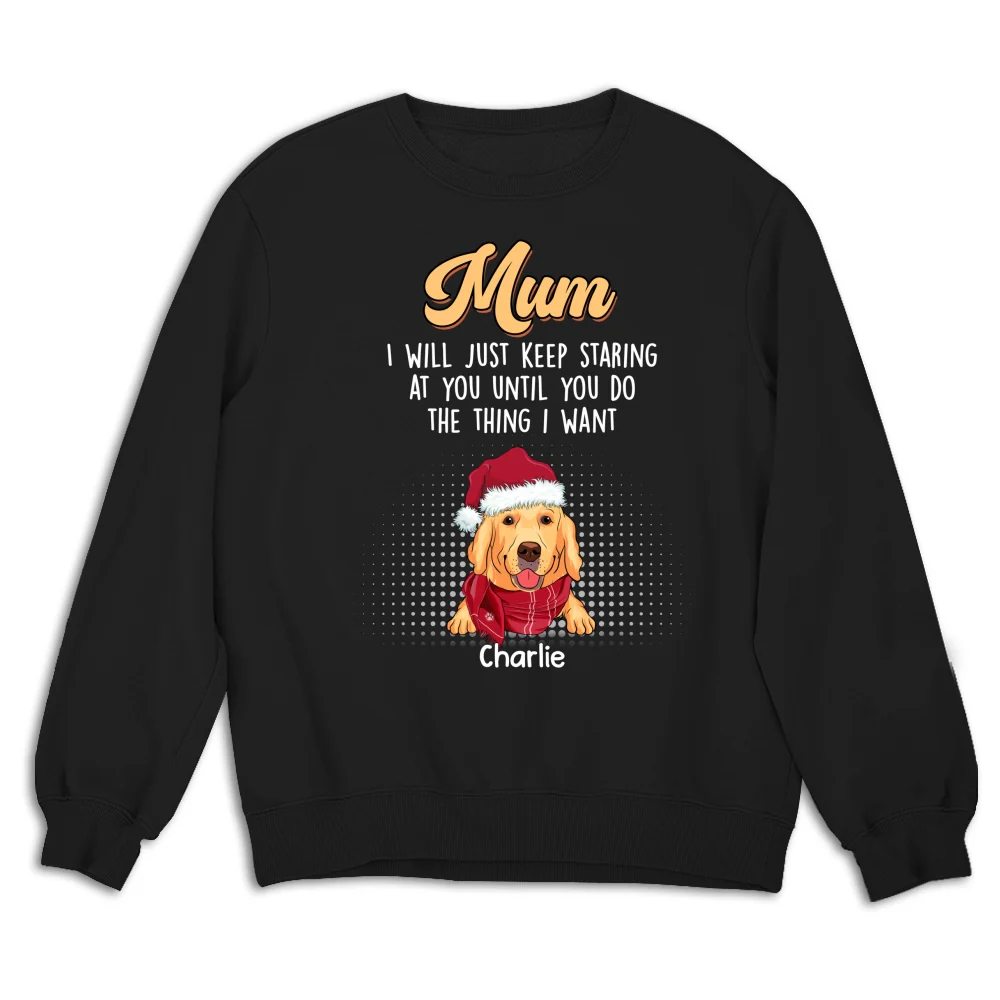 Keep Staring At You - Personalized Custom Sweatshirt - Image 4