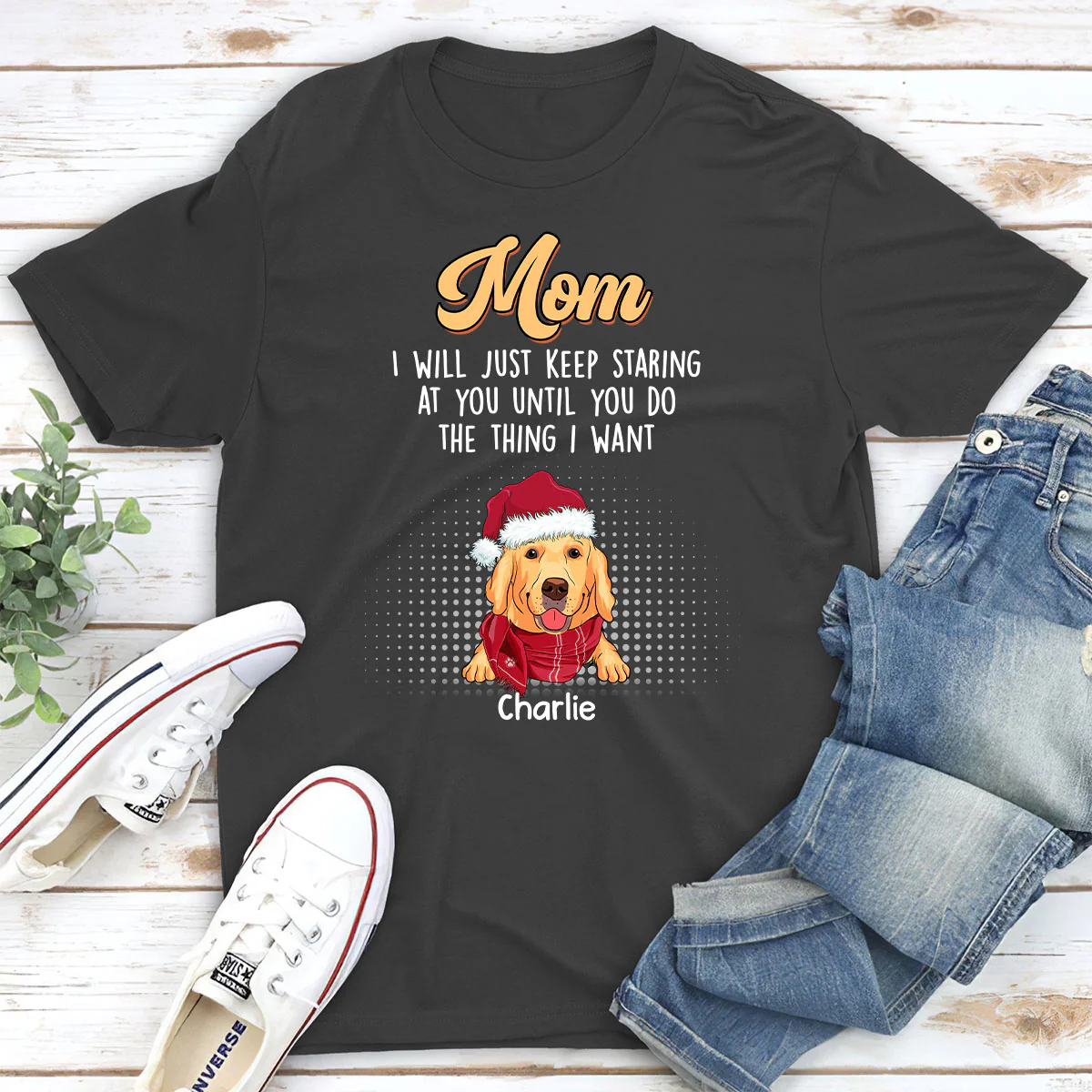 Keep Staring At You - Personalized Custom Unisex T-shirt - Image 2