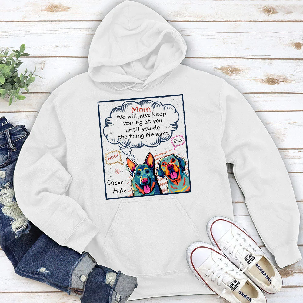 Keep Staring Until You Do - Personalized Custom Hoodie - Image 2