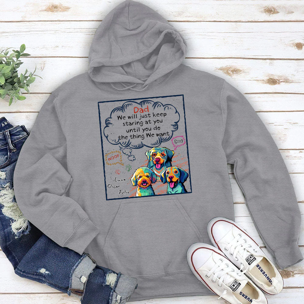 Keep Staring Until You Do - Personalized Custom Hoodie - Image 3