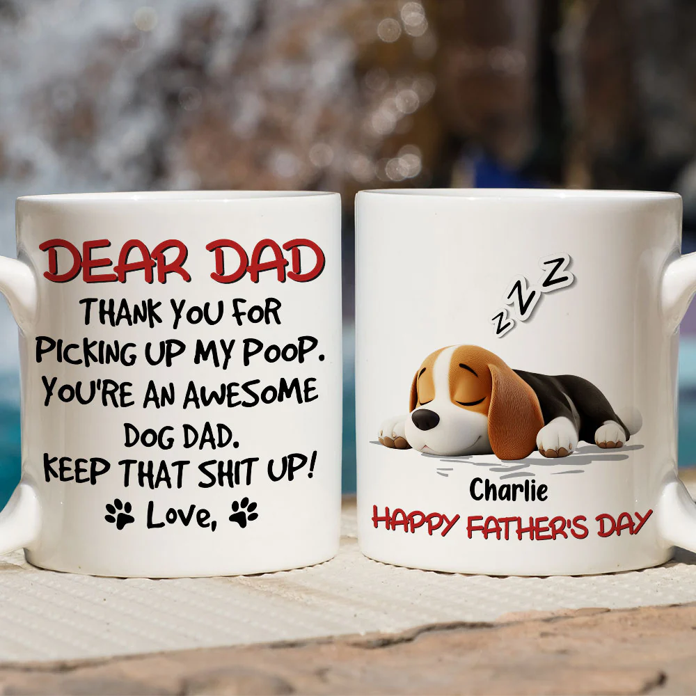 Keep That Shit Up Daddy - Personalized Custom Coffee Mug - Image 2