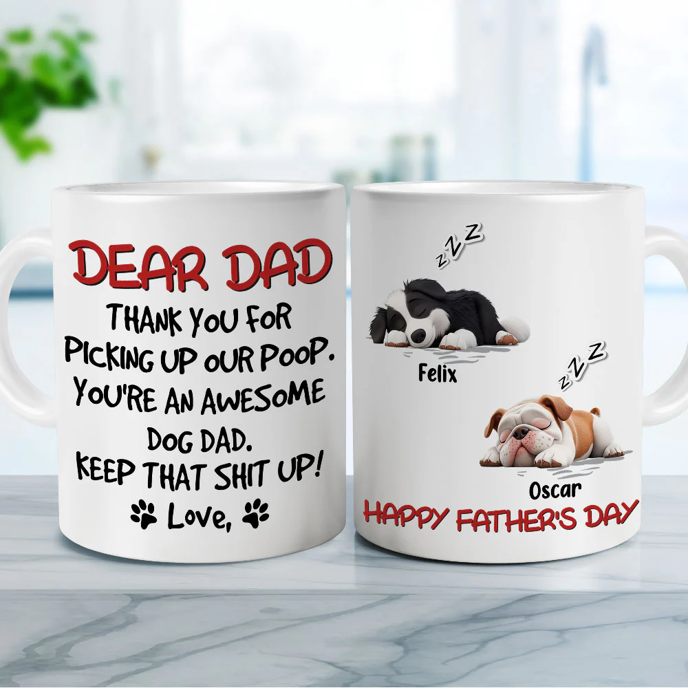 Keep That Shit Up Daddy - Personalized Custom Coffee Mug - Image 4