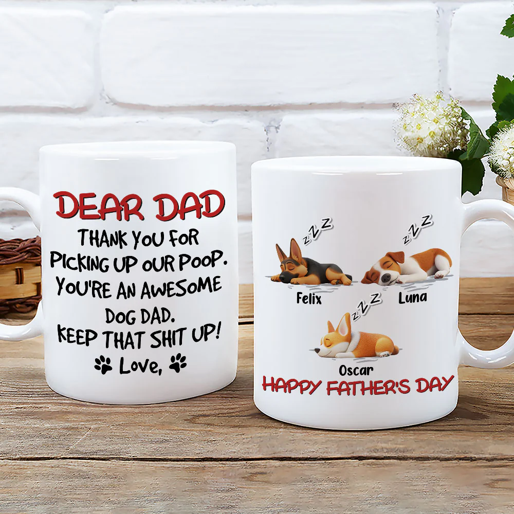 Keep That Shit Up Daddy - Personalized Custom Coffee Mug - Image 5