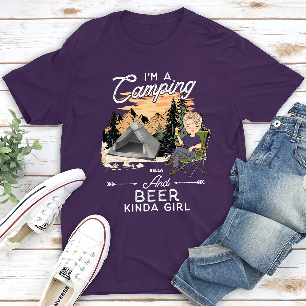 Kinda Girl - Personalized Custom Unisex T-shirt - Image 4