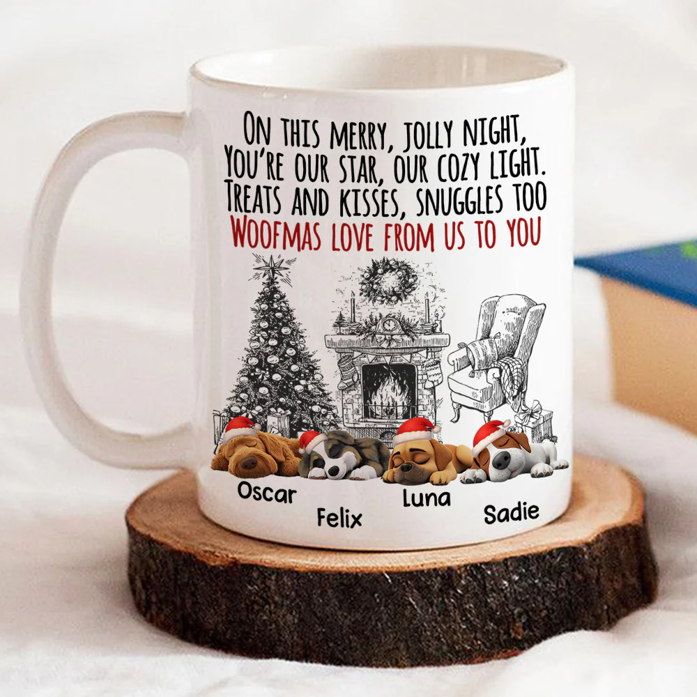 Kisses And Treats - Personalized Custom Coffee Mug - Image 4