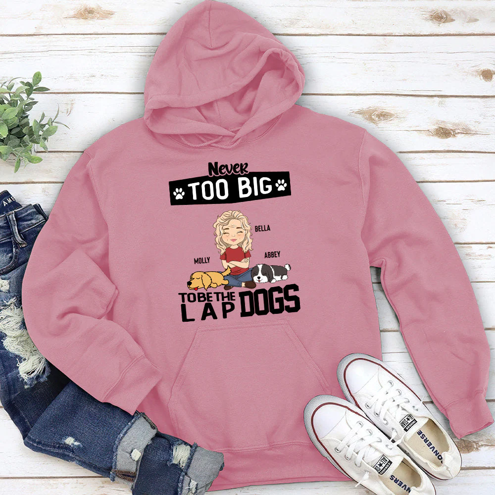 Lap Dog – Personalized Custom Hoodie - Image 3