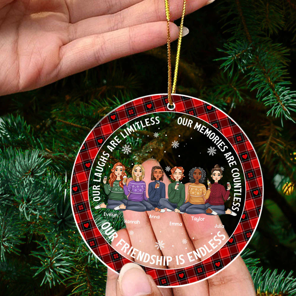 Laughs Are Limitless - Personalized Custom Acrylic Ornament - Image 5