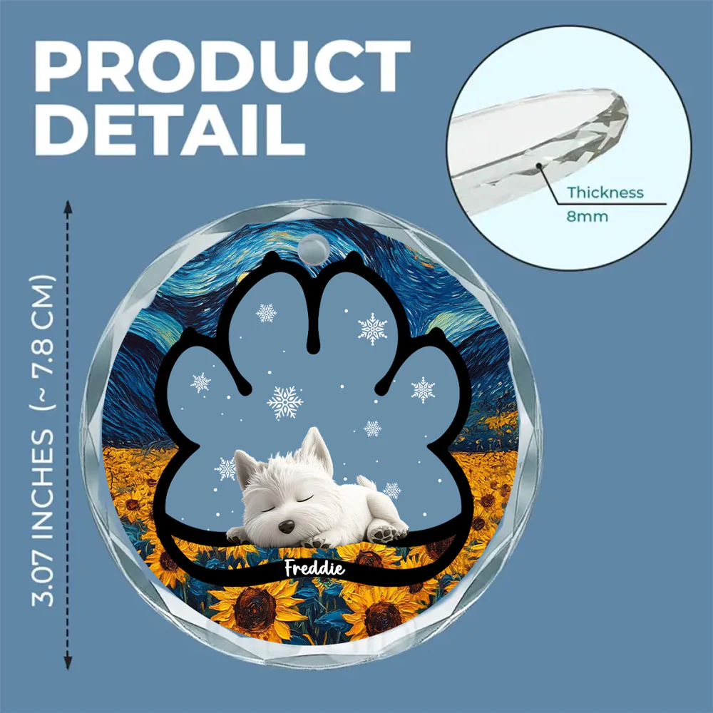 Lay Here With Me - Personalized Custom Glass Ornament - Image 5