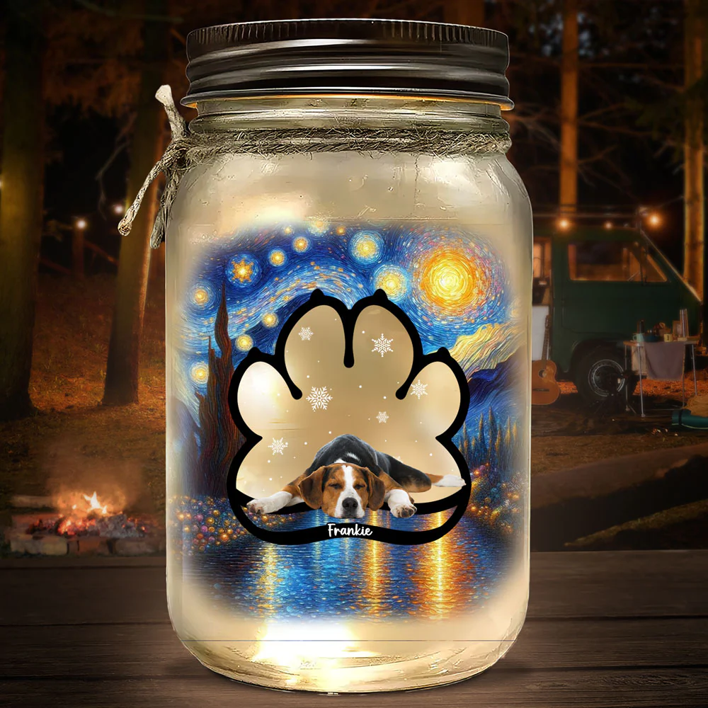 Lay Here With Me Photo - Personalized Custom Mason Jar Light - Image 2