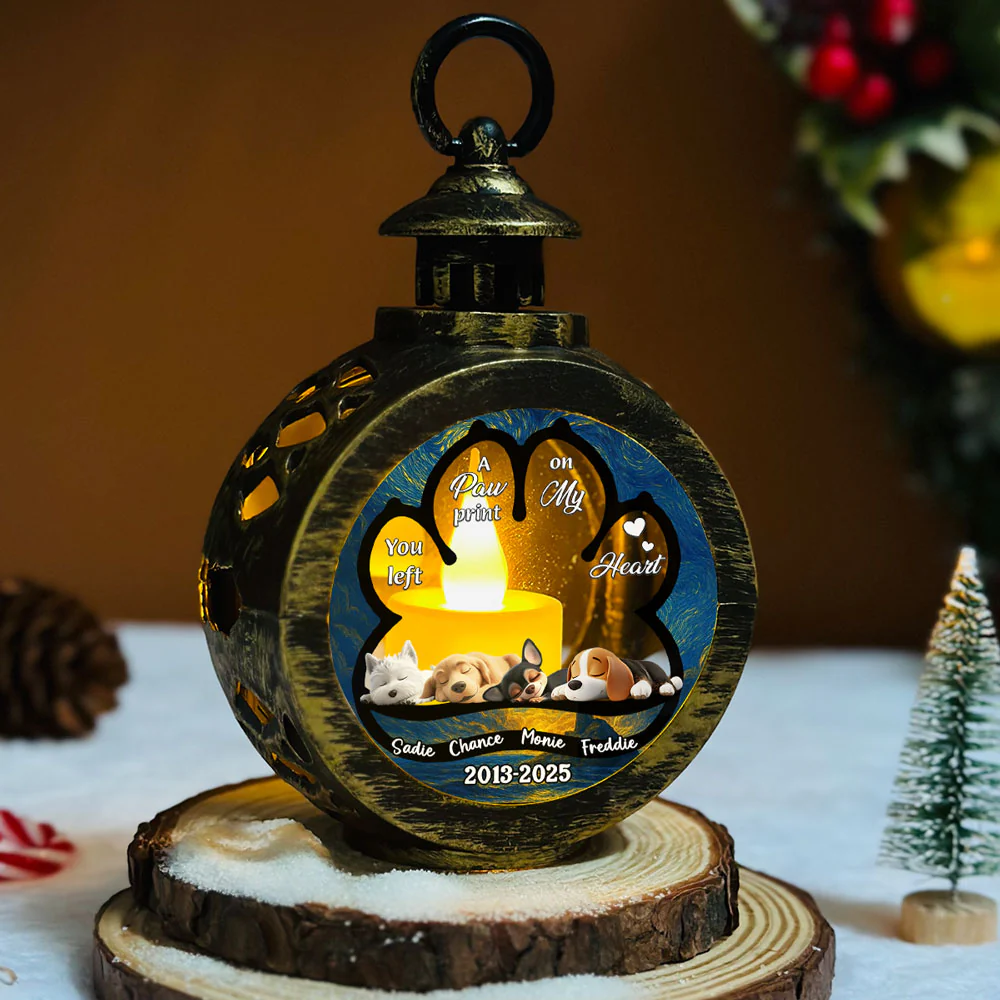 Lay Here With Me Version 2 - Personalized Custom Christmas Lantern - Image 5