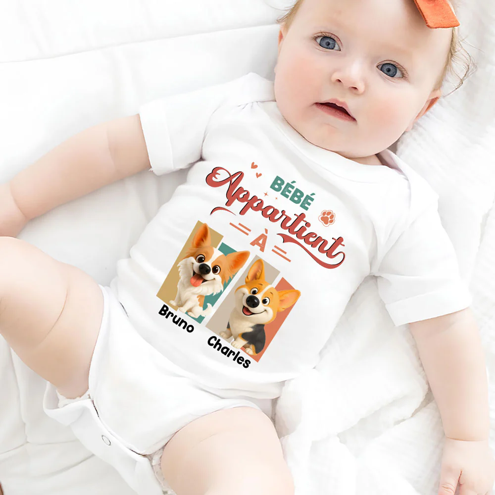 Le Meilleur Ami Des Chiens - Body Bébé Personnalisé - Image 4