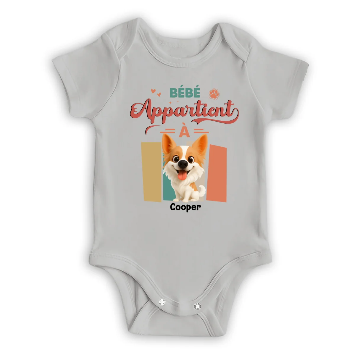 Le Meilleur Ami Des Chiens - Body Bébé Personnalisé - Image 8