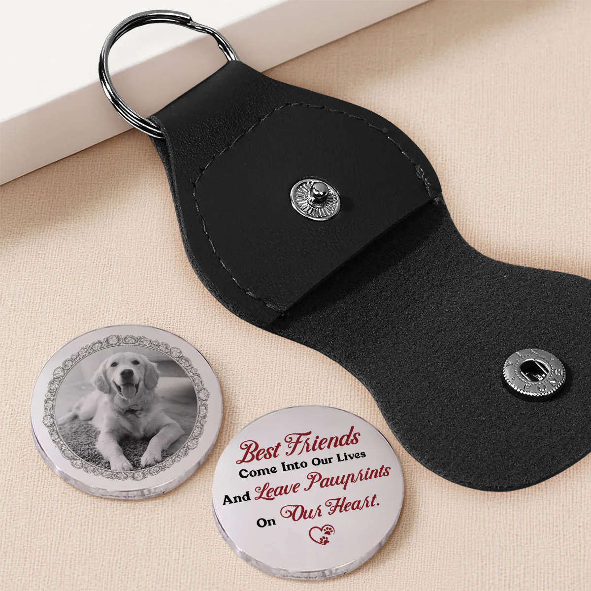Leave Pawprints - Personalized Custom Pocket Hug - Image 2