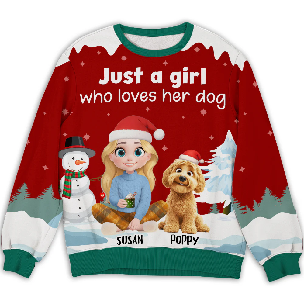 Let It Snow - Personalized Custom All-Over-Print Sweatshirt
