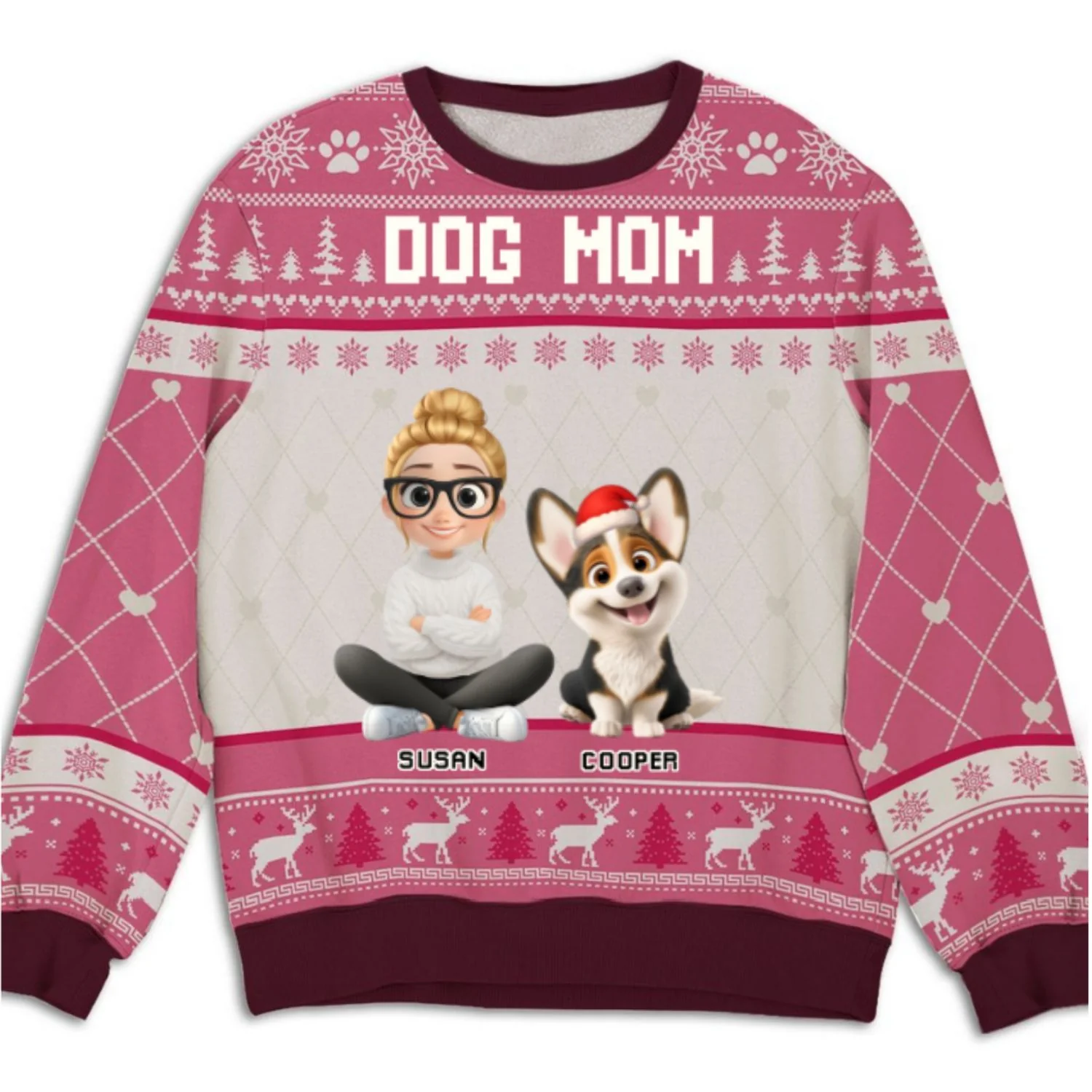 Let Me Be - Personalized Custom All-Over-Print Sweatshirt - Image 5