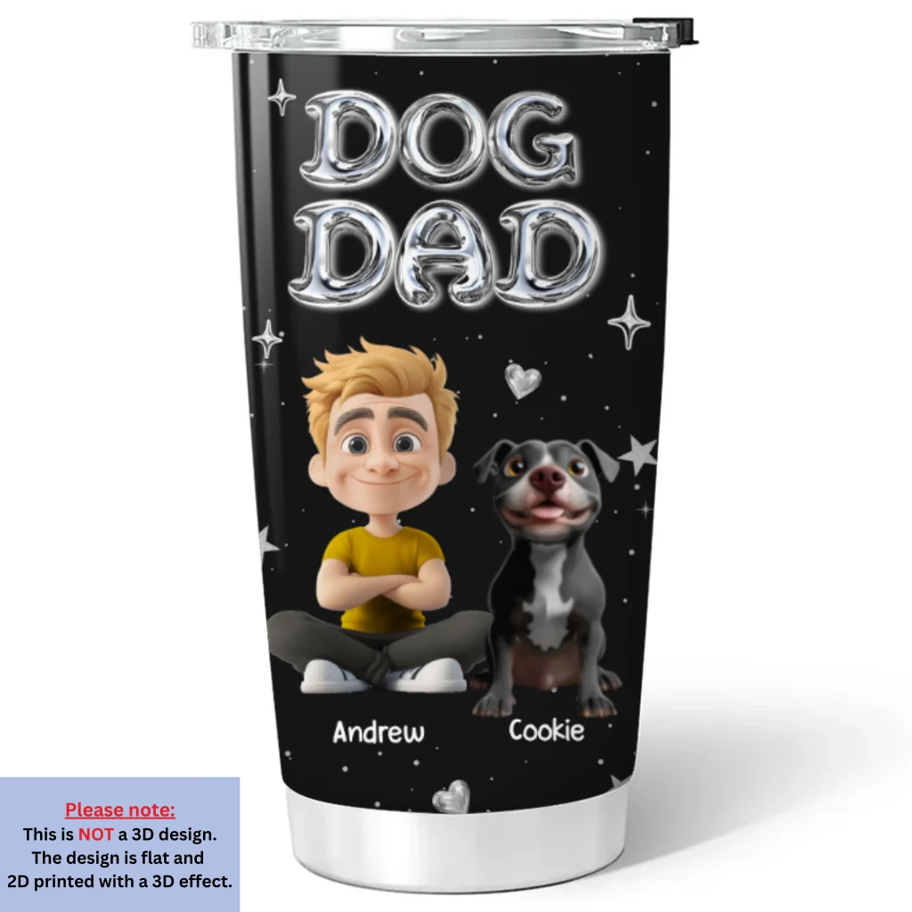 Let Us Have Party - Personalized Custom 3D Effect Tumbler - Image 7