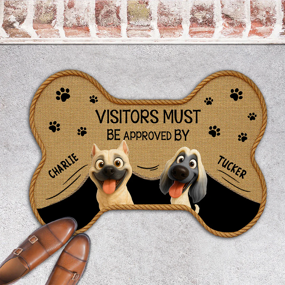 Let Us See - Personalized Custom Doormat - Image 5