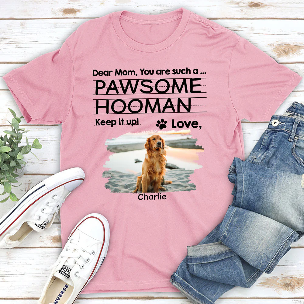 Letter To Dad Mom - Personalized Custom Unisex T-shirt - Image 4