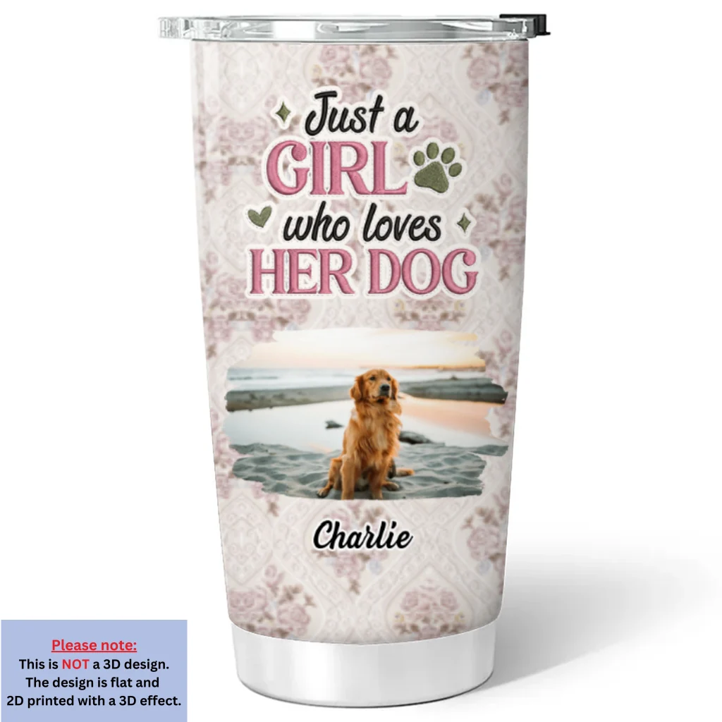 Letter To You Photo - Personalized Custom 3D Effect Tumbler - Image 5