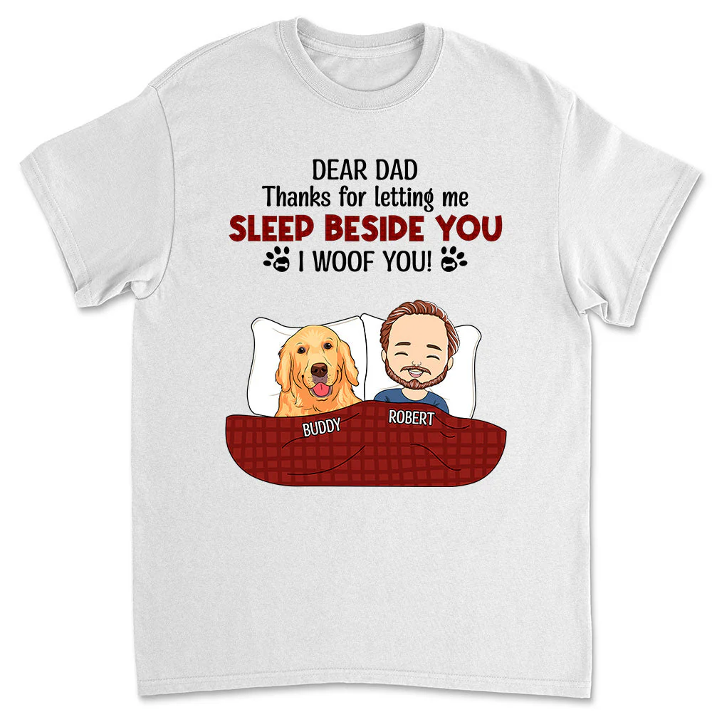 Letting Me Sleep Beside You - Personalized Custom Unisex T-shirt - Image 2