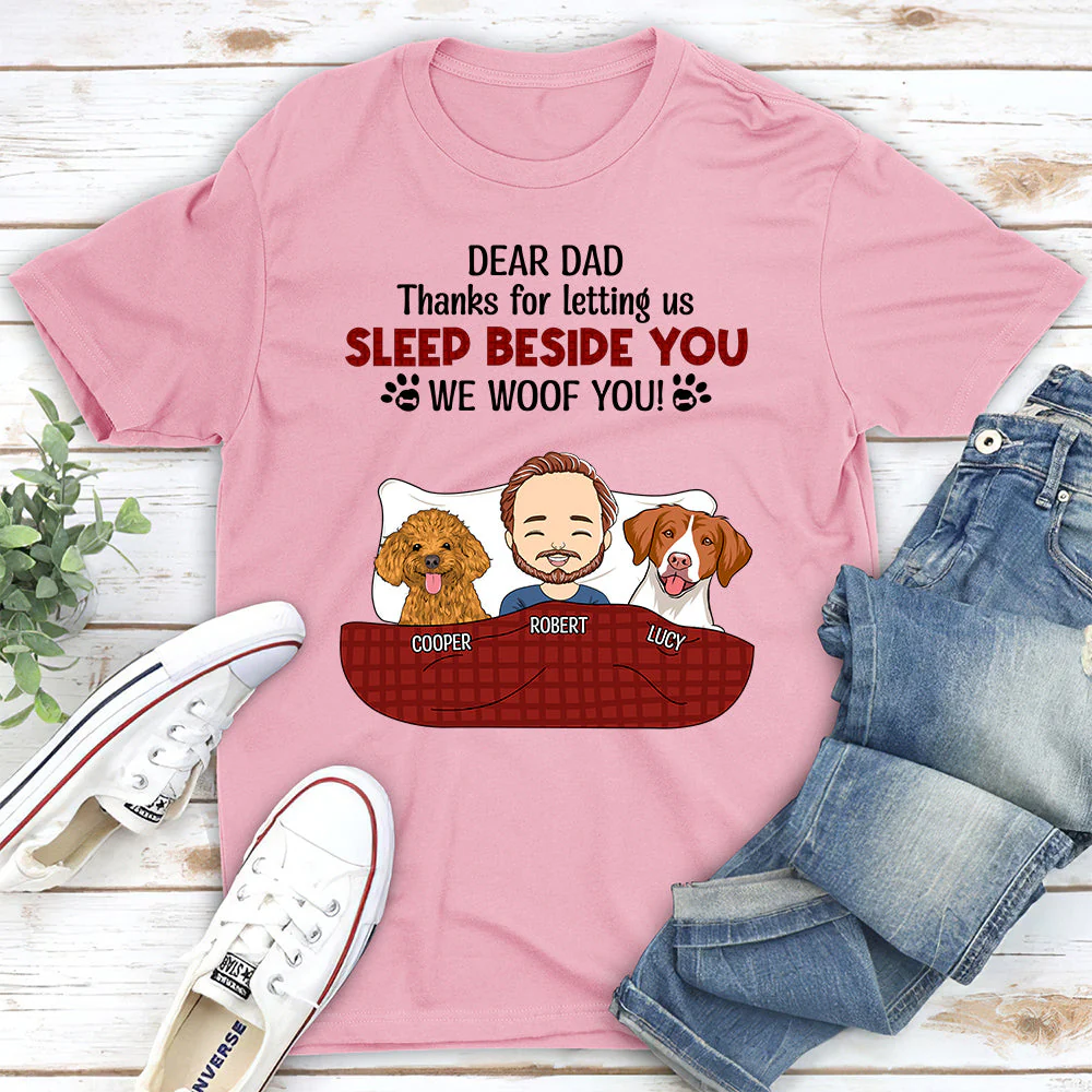 Letting Me Sleep Beside You - Personalized Custom Unisex T-shirt - Image 3