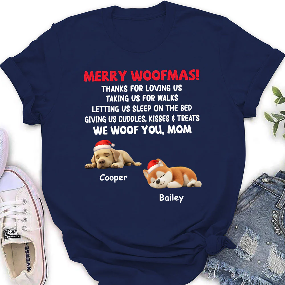 Letting Me Sleep With You Mom Dad Ver Dark - Personalized Custom Women's T-Shirt - Image 2