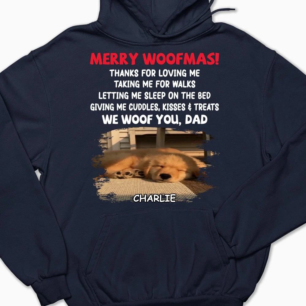 Letting Me Sleep With You Mom Dad Ver Dark Photo - Personalized Custom Hoodie - Image 4