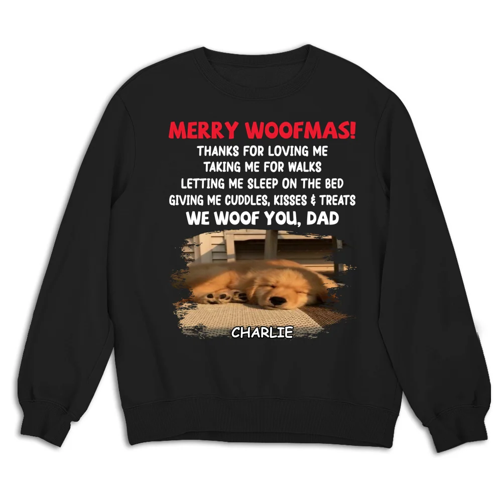 Letting Me Sleep With You Mom Dad Ver Dark Photo - Personalized Custom Sweatshirt - Image 4