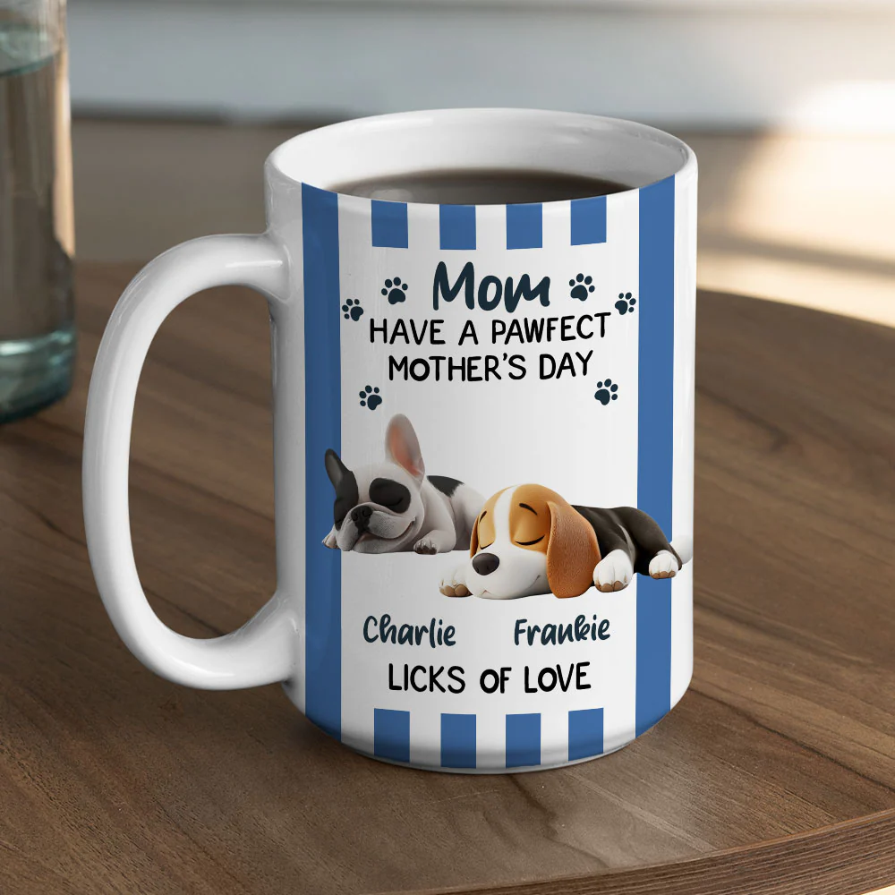 Letting Us Sleep And Treat Blue - Personalized Custom Coffee Mug - Image 5