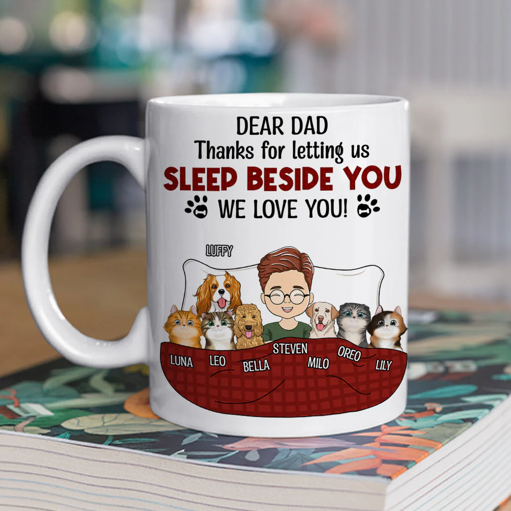 Letting Us Sleep Beside You - Personalized Custom Coffee Mug - Image 3