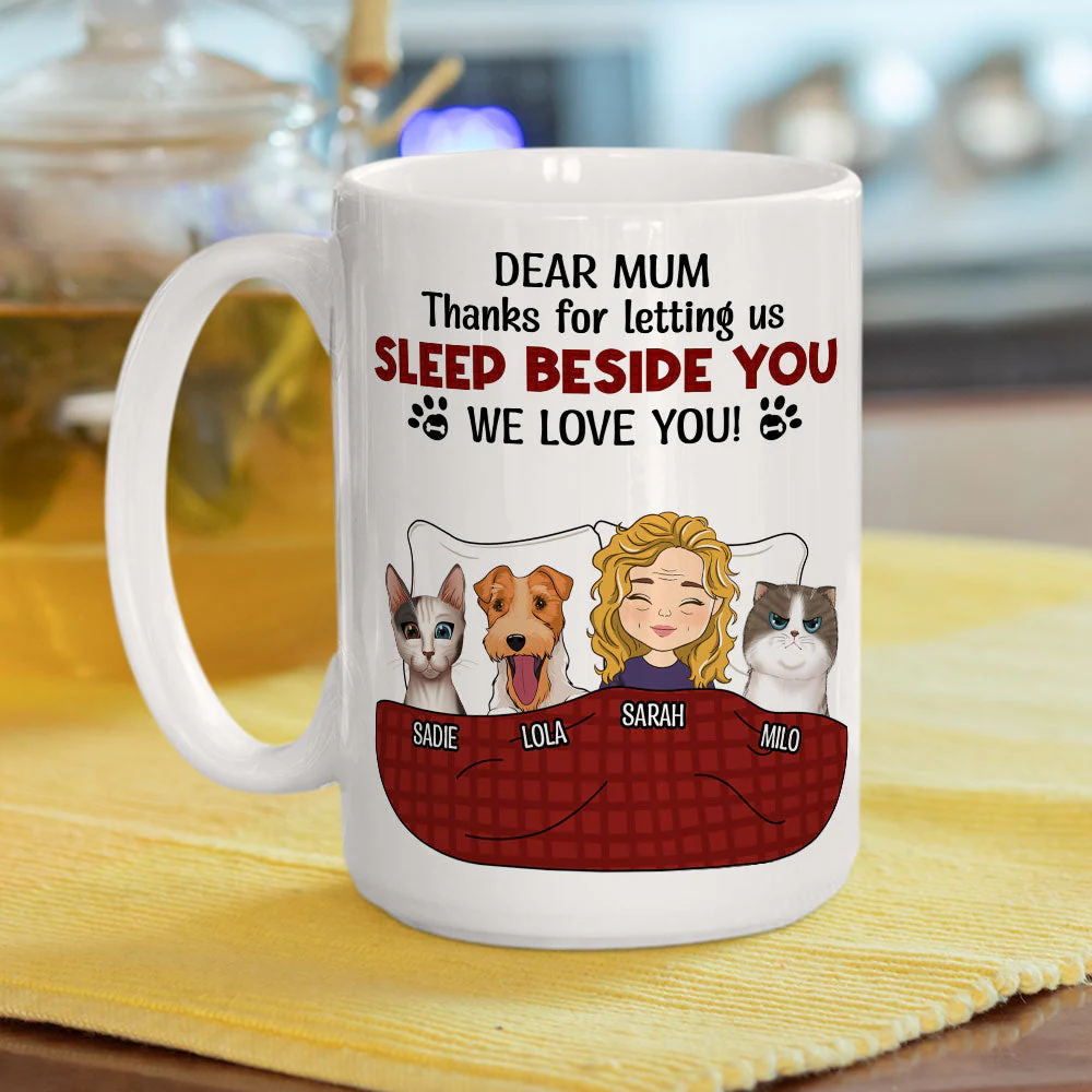 Letting Us Sleep Beside You - Personalized Custom Coffee Mug - Image 5